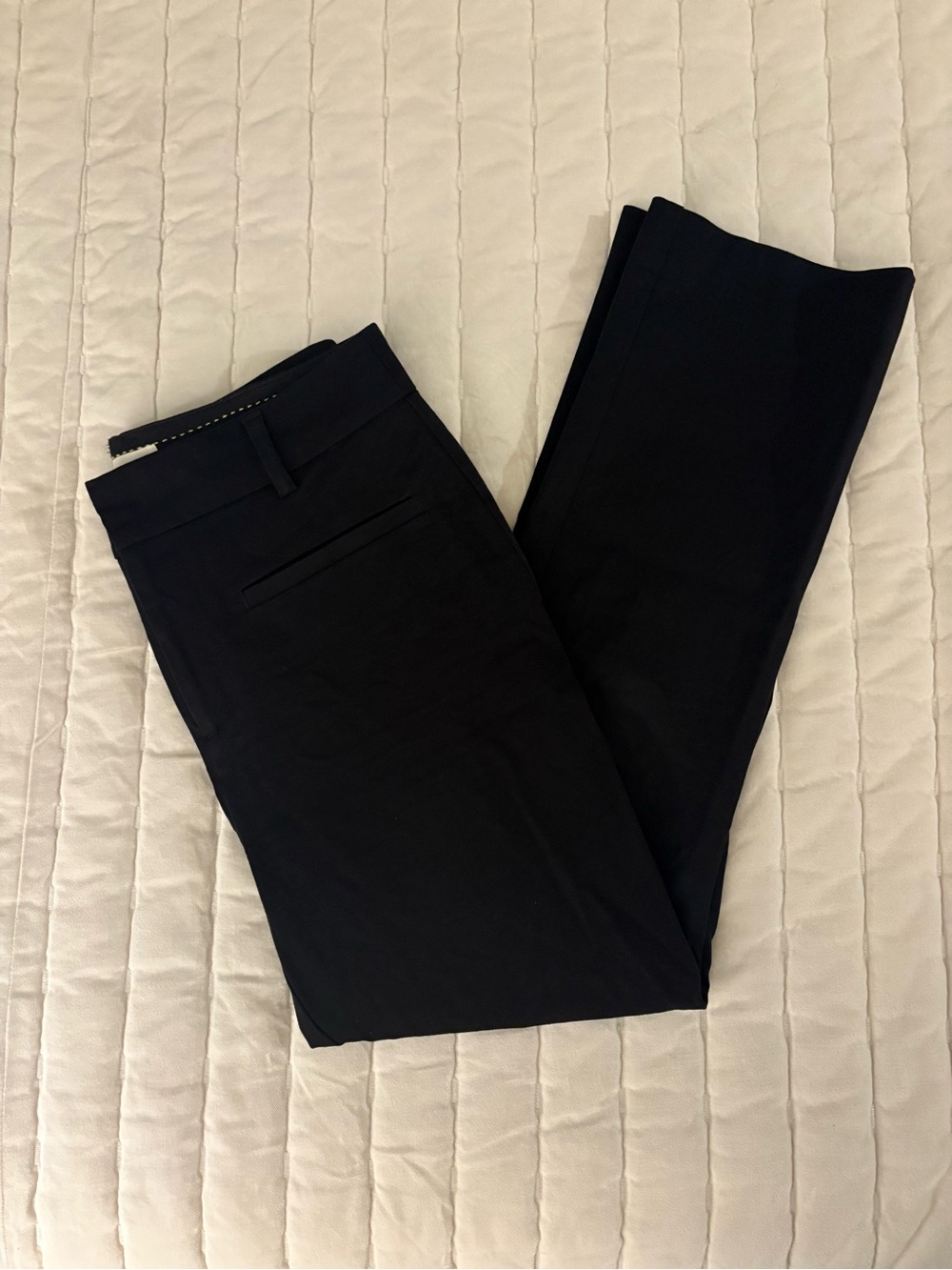 Anthropologie Black Ankle Cropped Trousers